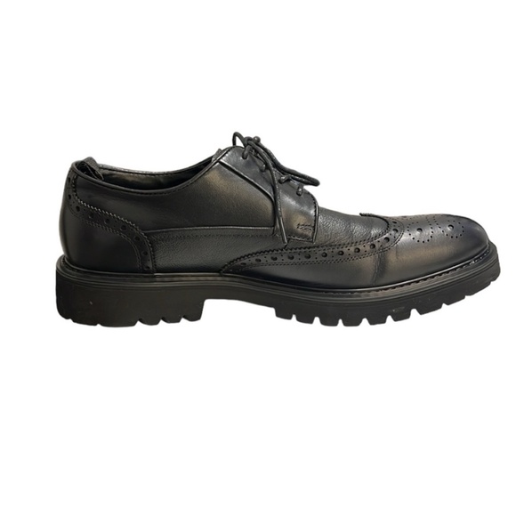 Steve Madden Black Leather Emeri Wingtip Oxfords Size 11.5 main image 6